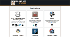 Desktop Screenshot of makingartstudios.com